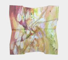 Load image into Gallery viewer, Everything Gold Square Silk Scarf