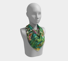 Load image into Gallery viewer, Tree of Life Silk Square Scarf