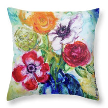 Load image into Gallery viewer, Blue Vase - Throw Pillow