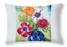 Load image into Gallery viewer, Blue Vase - Throw Pillow