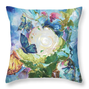 Butterfly Sphere - Throw Pillow