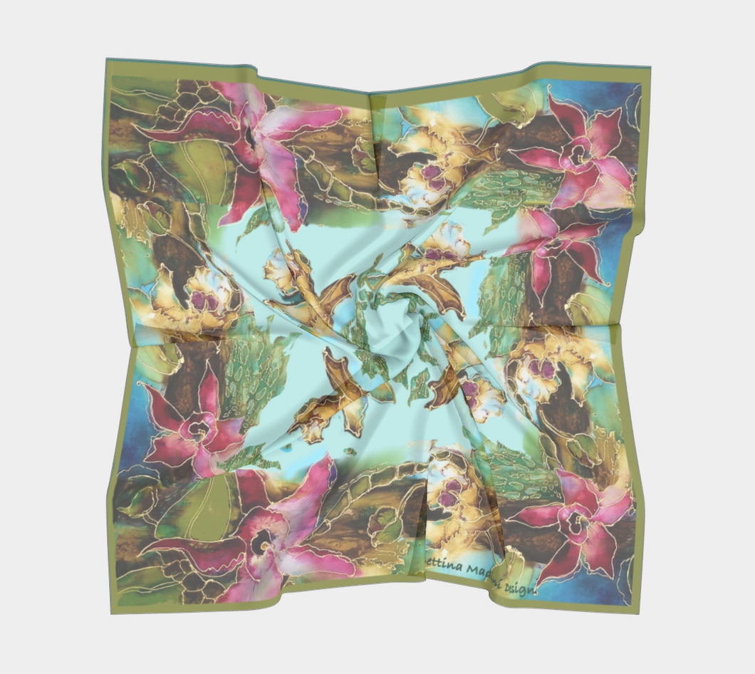 Jungle Queen Square Scarf by Bettina