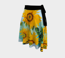 Load image into Gallery viewer, Sunflower Goddess Wrap Skirt