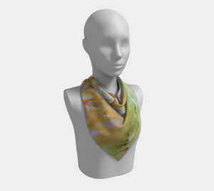 Everything Gold Square Silk Scarf