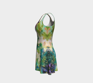 Monet's Garden Flare Dress