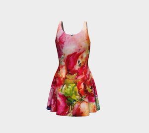 Spring Goddess Flare Dress - like a bouquet of flowers!