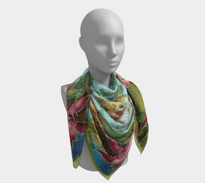 Jungle Queen Square Scarf by Bettina