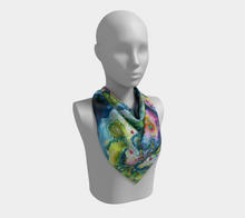 Load image into Gallery viewer, Gaia Silk Square Scarf