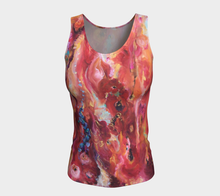 Load image into Gallery viewer, Devas of Summer Fitted Tank Top, long cut
