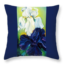 Load image into Gallery viewer, Purple and White - Throw Pillow